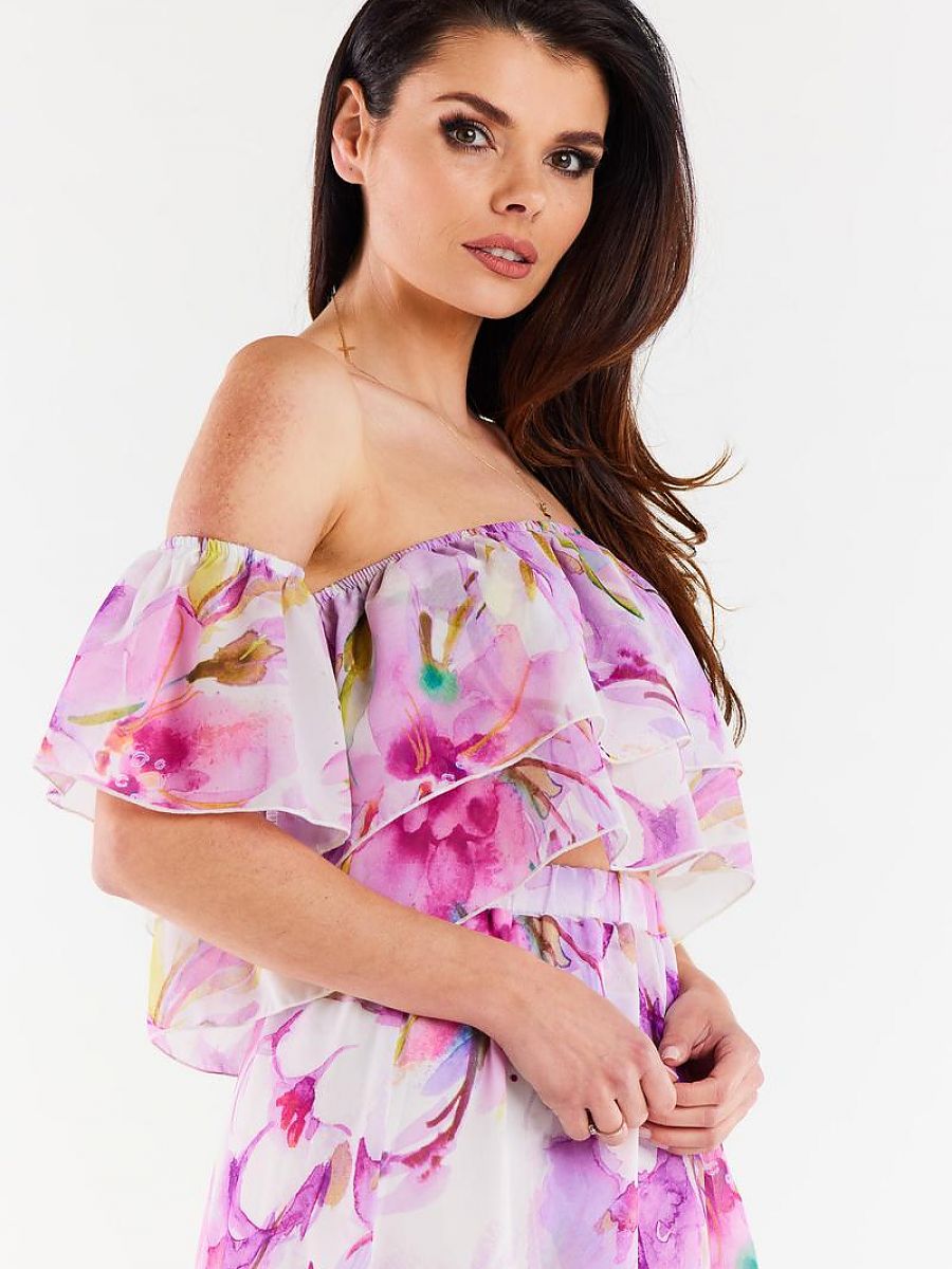 Blouse model 196623 awama - Image 4