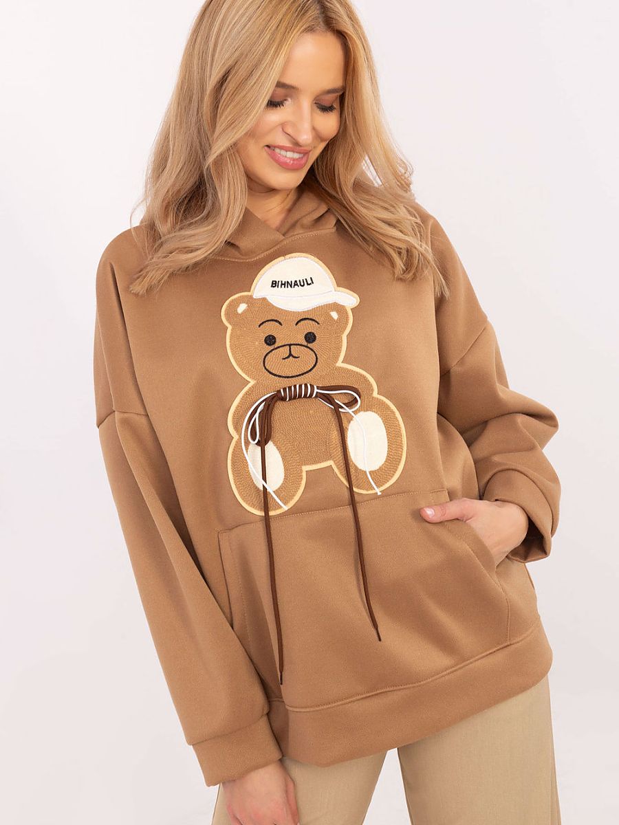 Sweatshirt model 204379 Italy Moda - ONE-SIZE-FITS-ALL - Brown