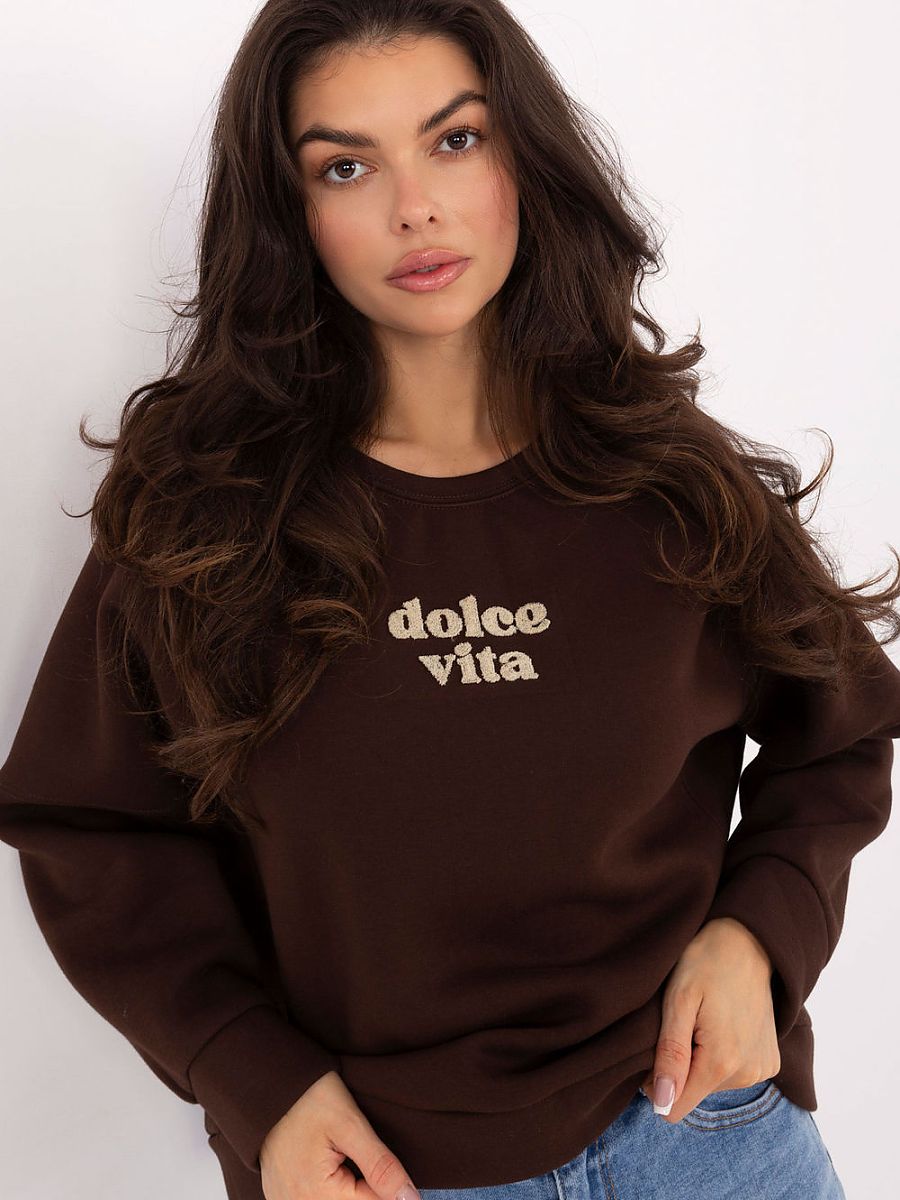 Sweatshirt model 220617 Factory Price - ONE-SIZE-FITS-ALL - Brown