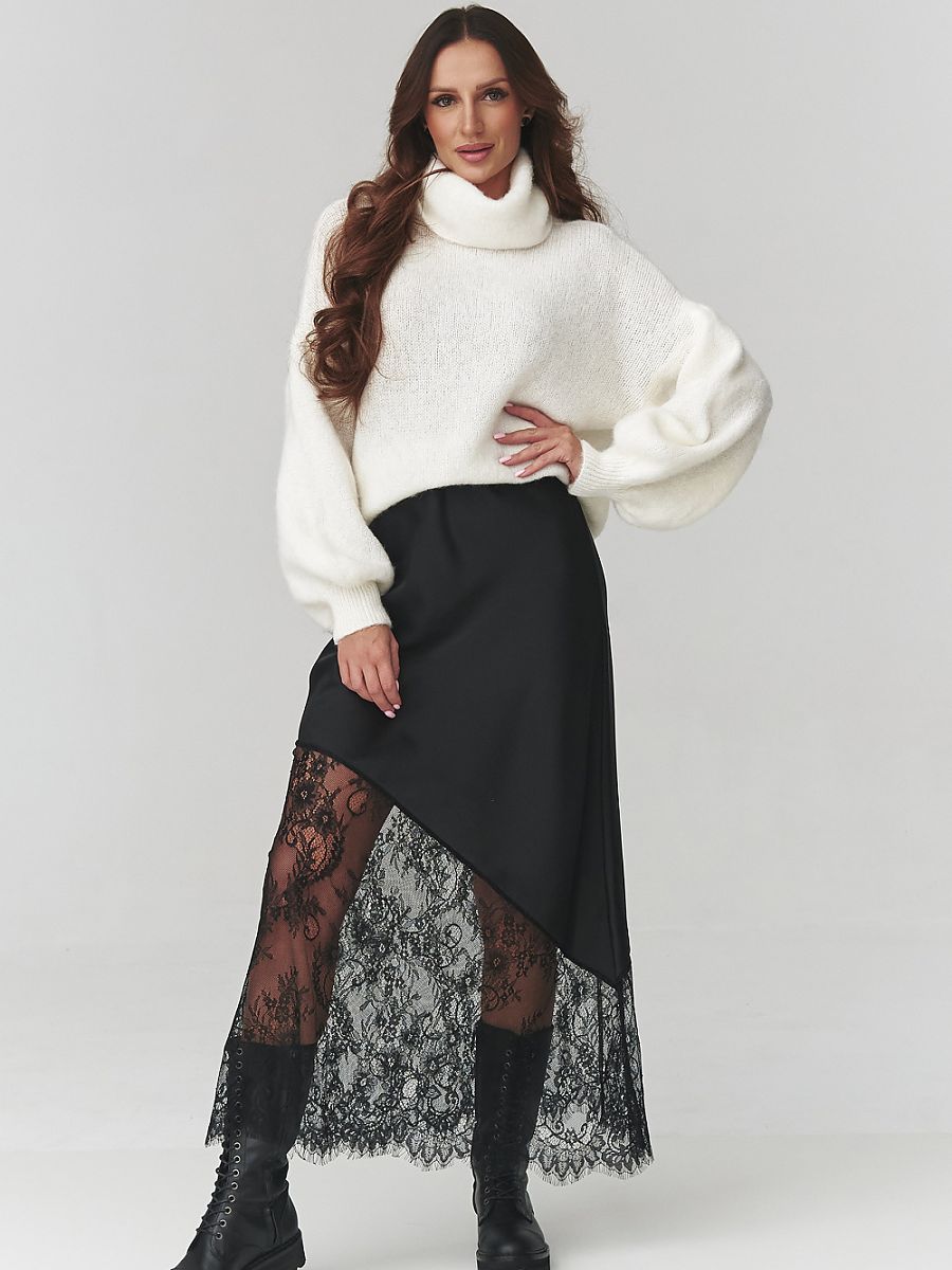 Skirt model 220786 Makadamia