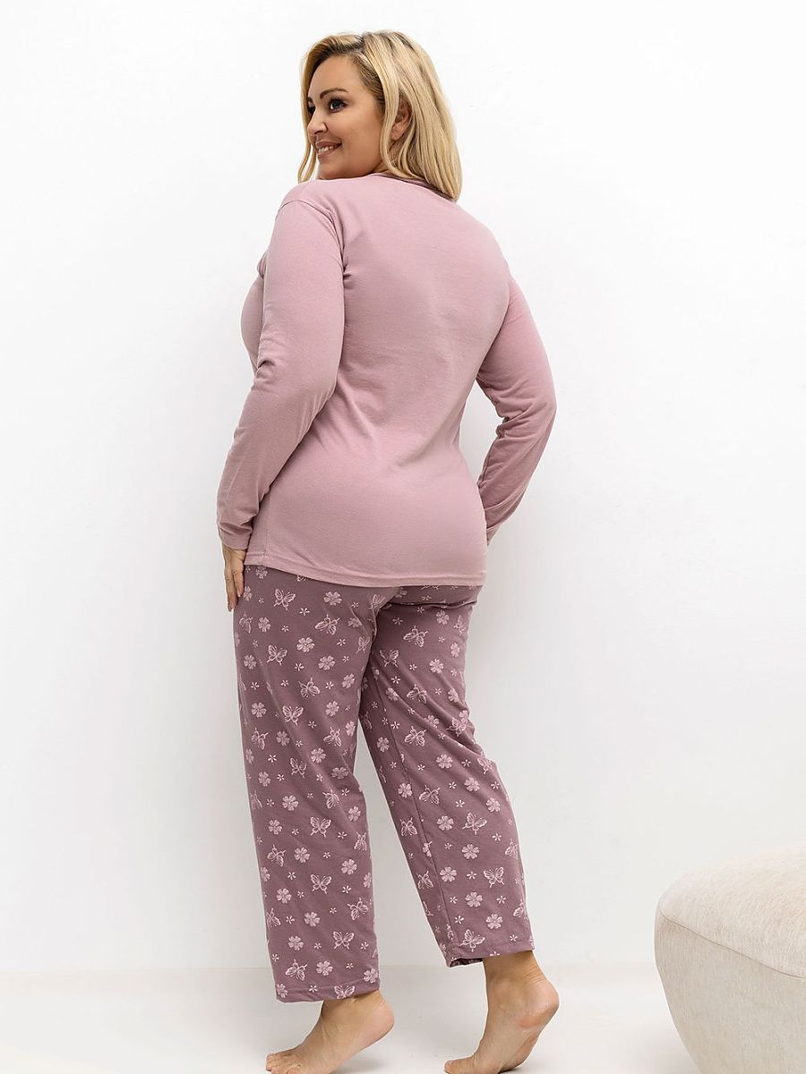 Plus Size Pajamas model 221186 Forever Pink - Image 2