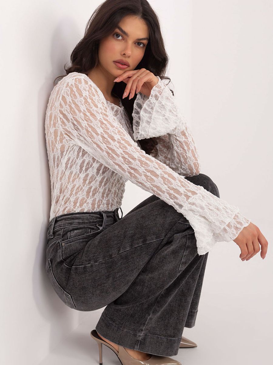 Lace blouse model 222450 Italy Moda - Image 4