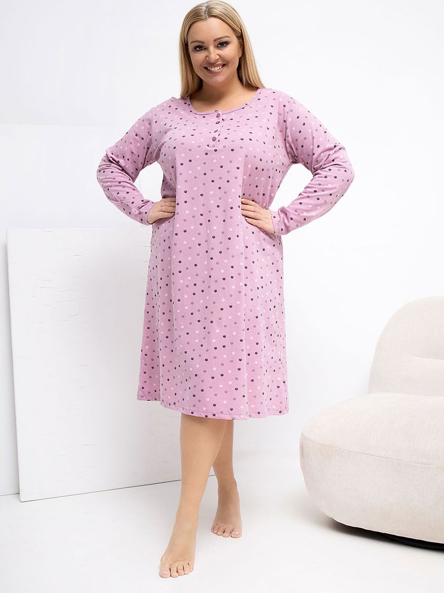 Plus Size Nightgown model 223303 Forever Pink - Image 2