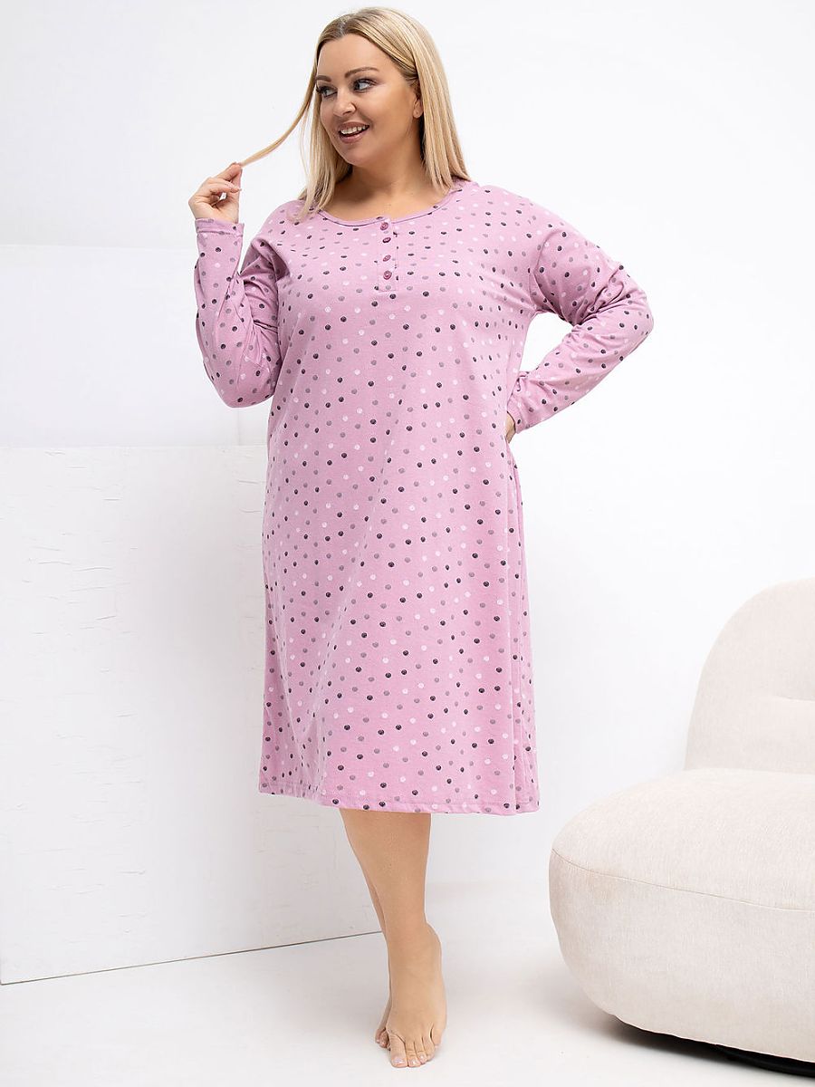 Plus Size Nightgown model 223303 Forever Pink - Image 4
