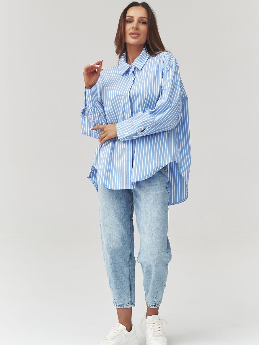 Long sleeve shirt model 223361 Makadamia - Image 2