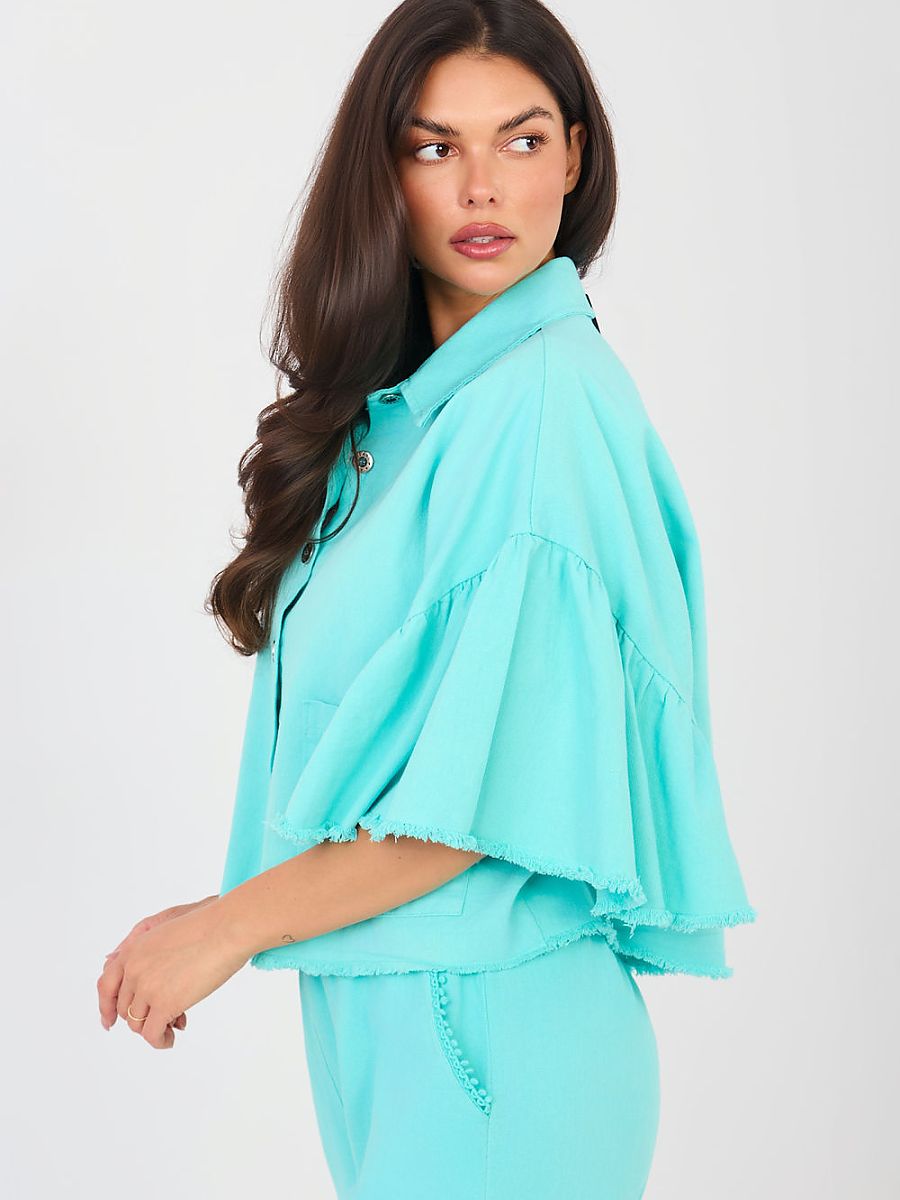 Denim jacket model 223630 Rue Paris - Image 2