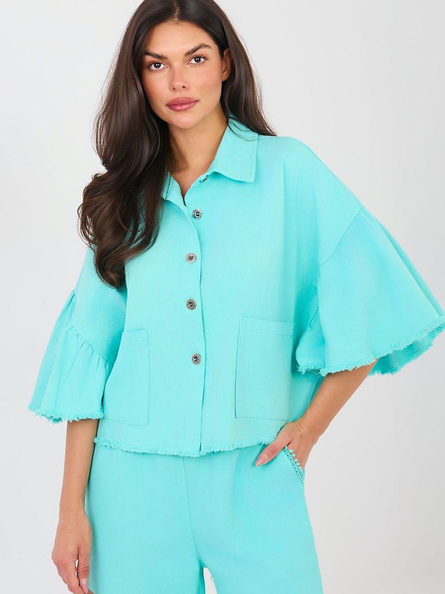 Denim jacket model 223630 Rue Paris - Image 4