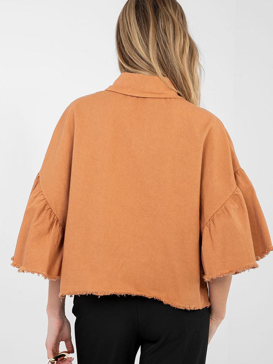 Denim jacket model 223785 Rue Paris - Image 3