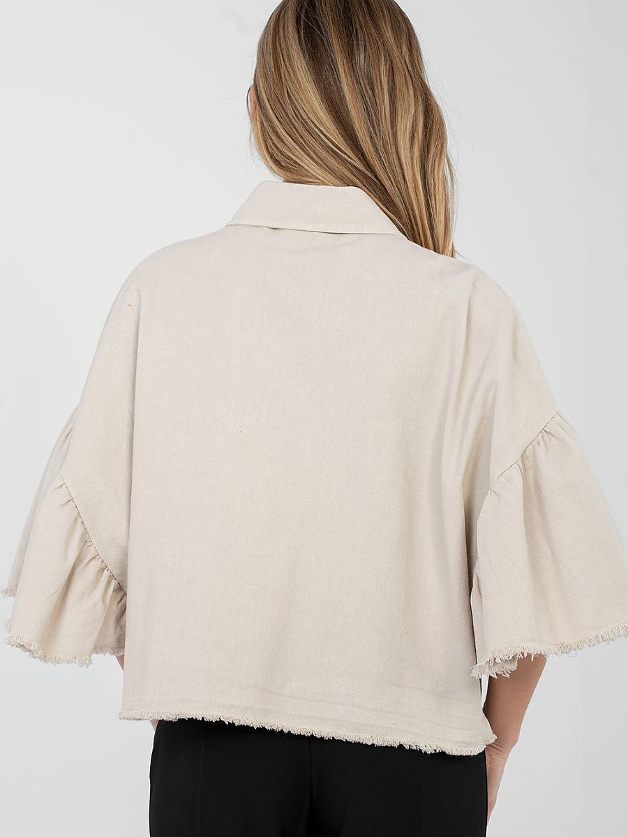 Denim jacket model 223786 Rue Paris - Image 3