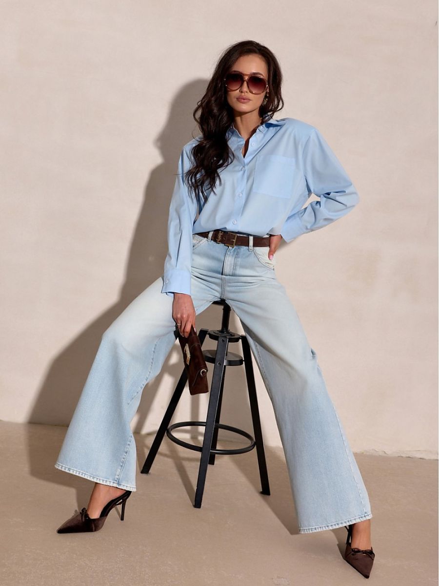 Long sleeve shirt model 224034 Roco Fashion - Image 3