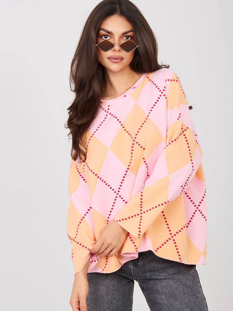 Sweatshirt model 225061 Factory Price - ONE-SIZE-FITS-ALL - Pink