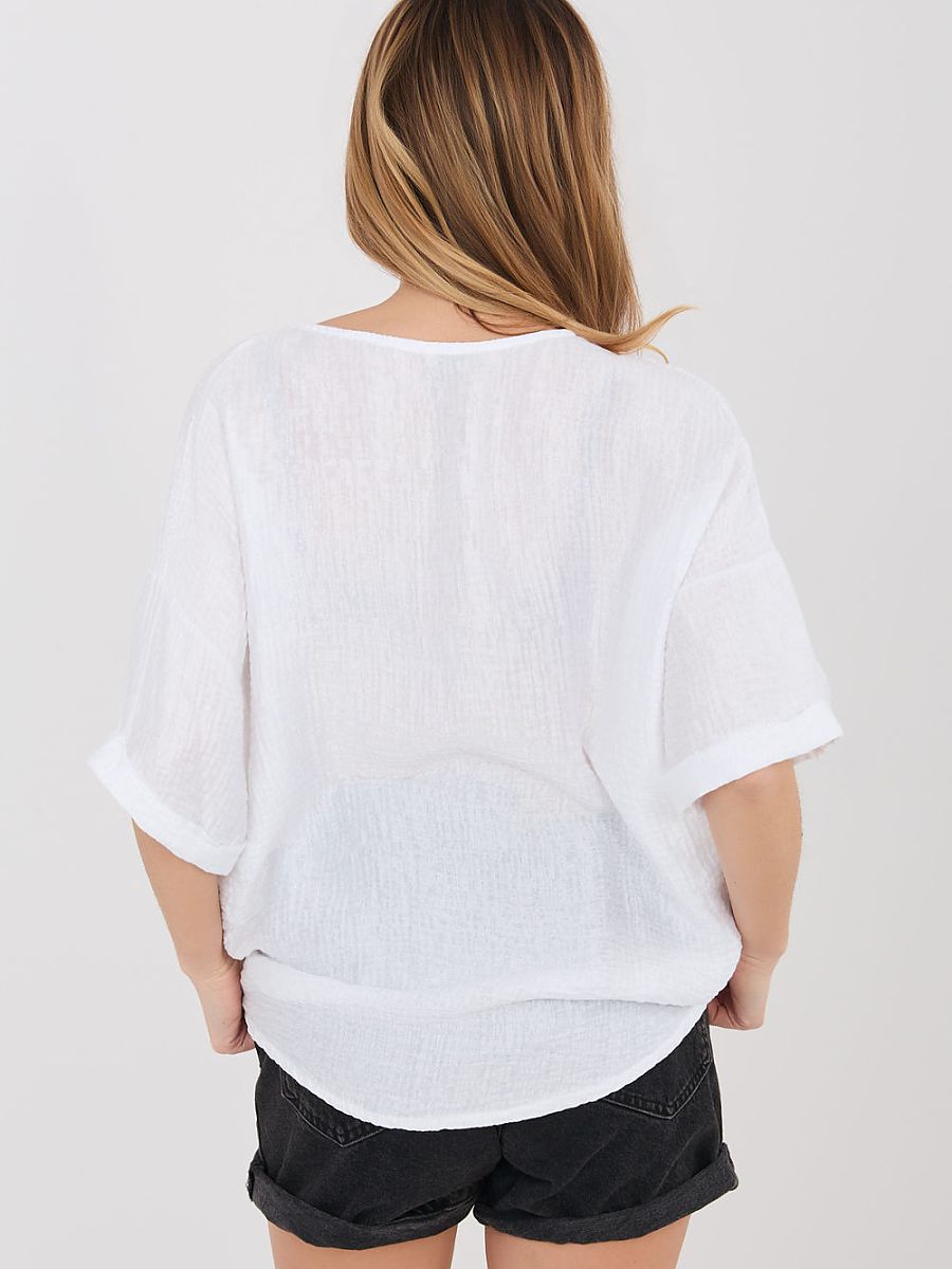 Short sleeve shirt model 225512 Italy Moda - Image 3