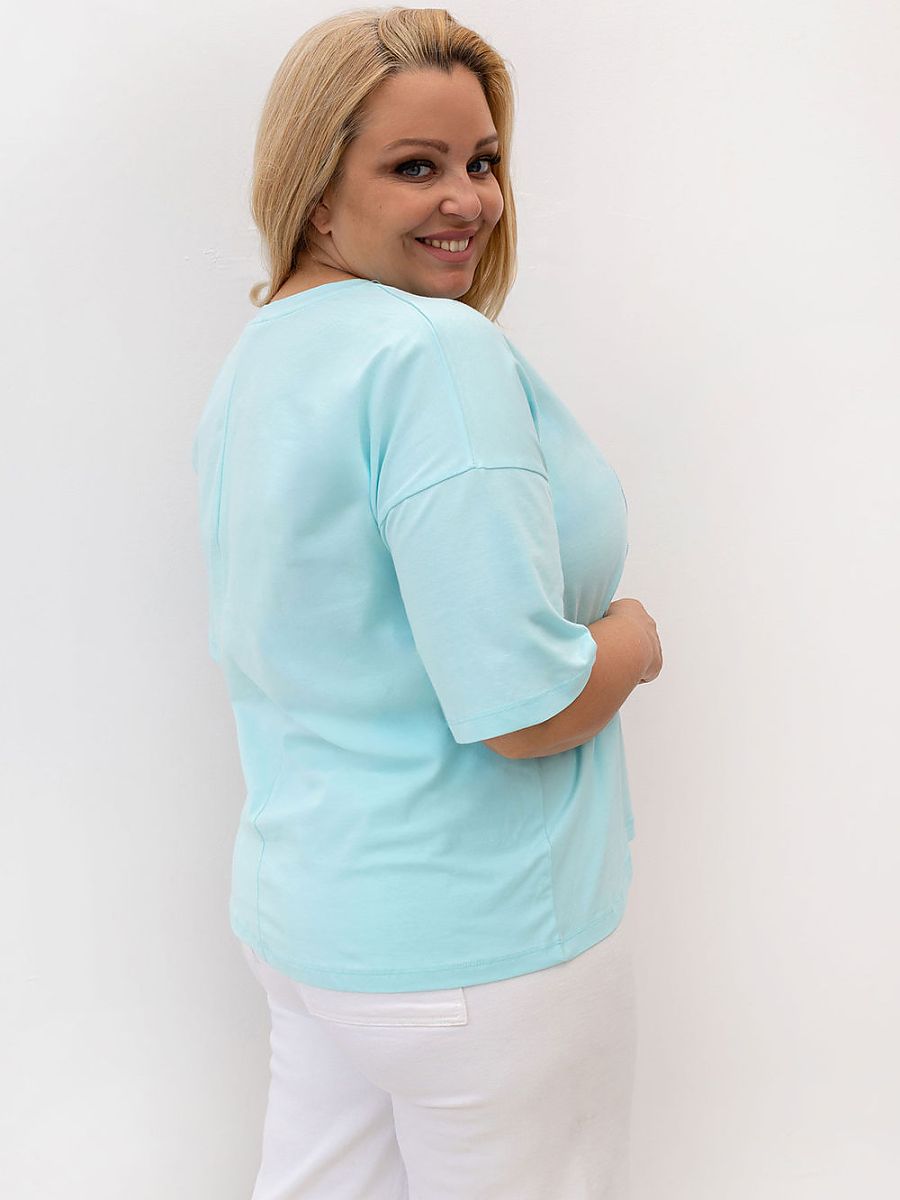 Plus size T-shirt model 230451 Relevance - Image 3