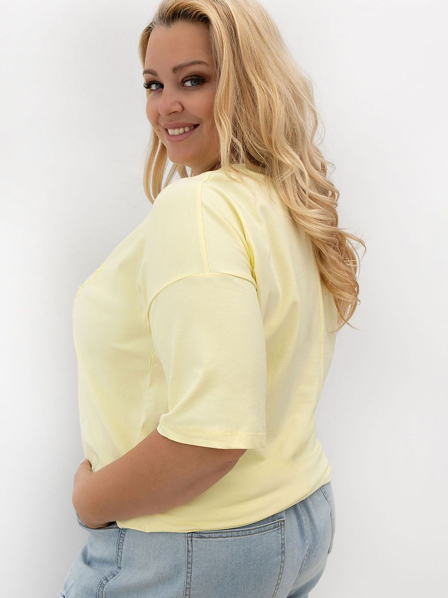 Plus size T-shirt model 230452 Relevance - Image 3
