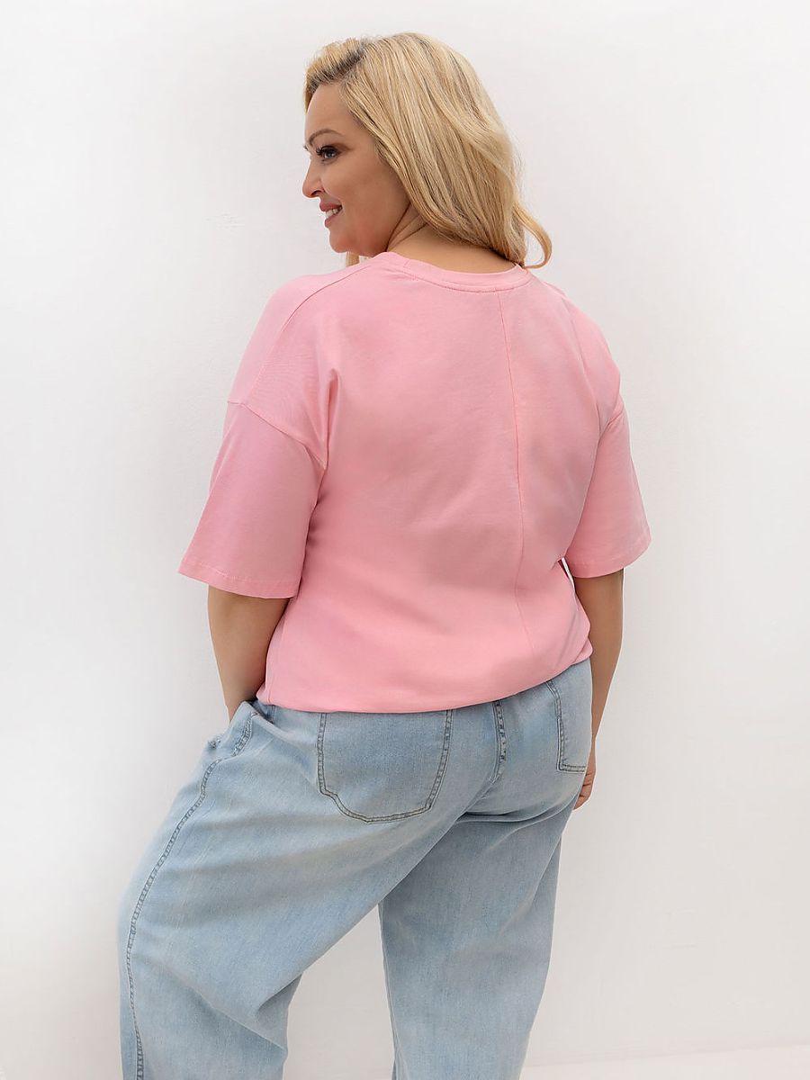Plus size T-shirt model 230454 Relevance - Image 3