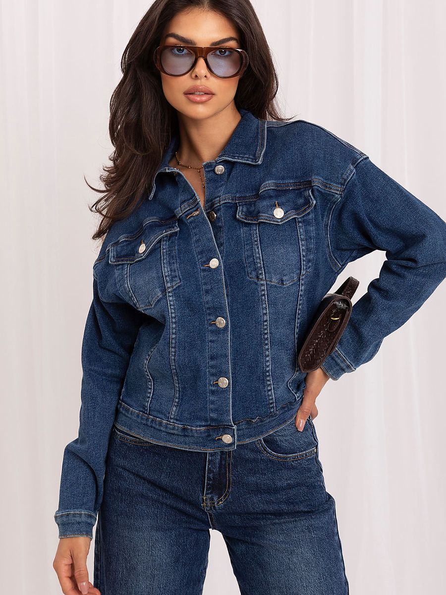 Denim jacket model 231366 Italy Moda