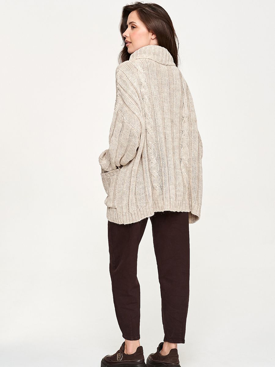Turtleneck model 232052 Makadamia - Image 3