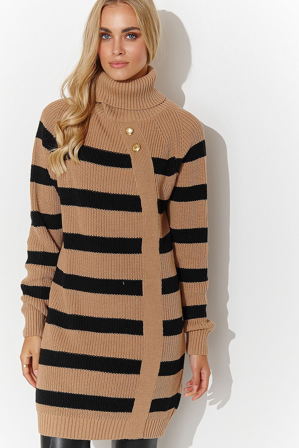 Turtleneck model 220791 Makadamia main image 1