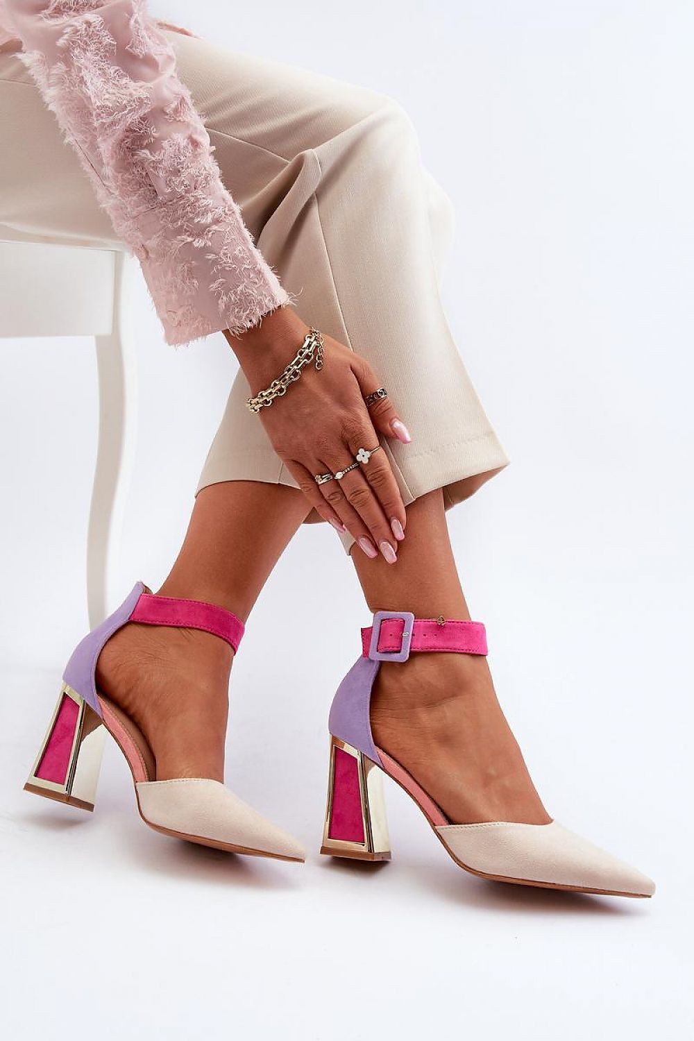 Block heel pumps model 195588 Step in style High Heel Pumps Wholesale ...