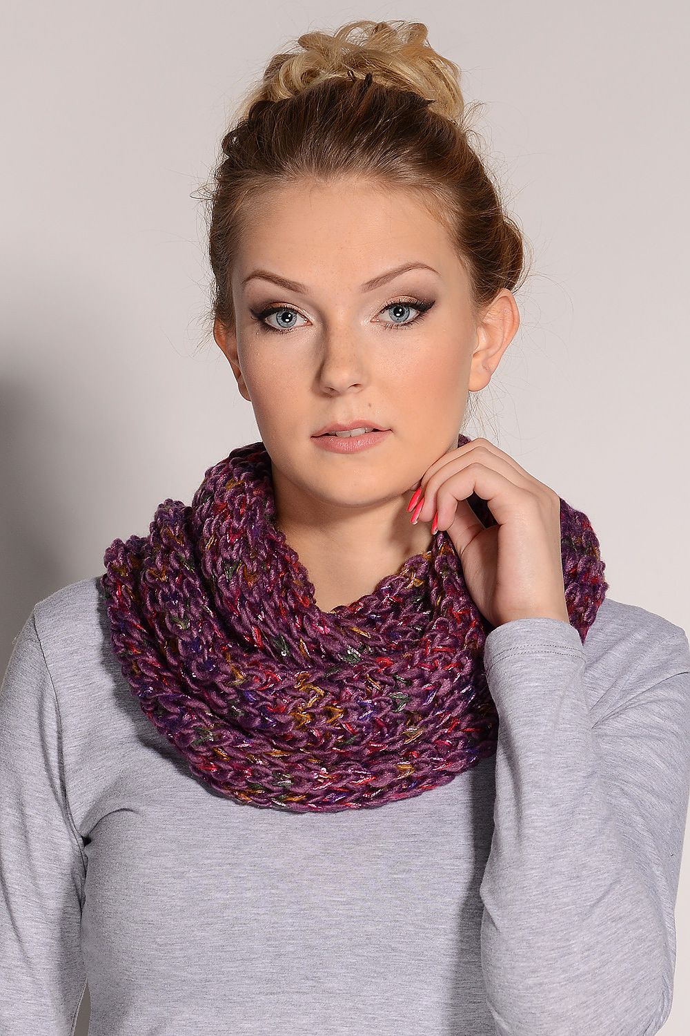 Infinity Scarf model 49530 Moraj Infinity Scarves Wholesale Clothing