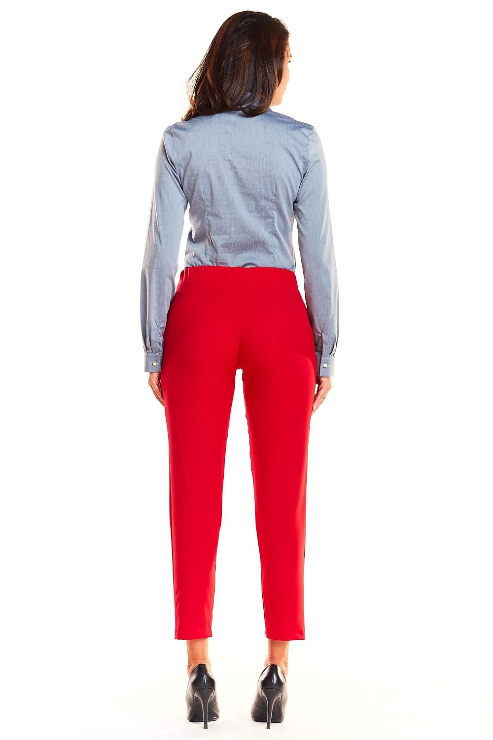 Awama Long Sleeve Shirt – Elegant Office Shirt with Gold Buttons