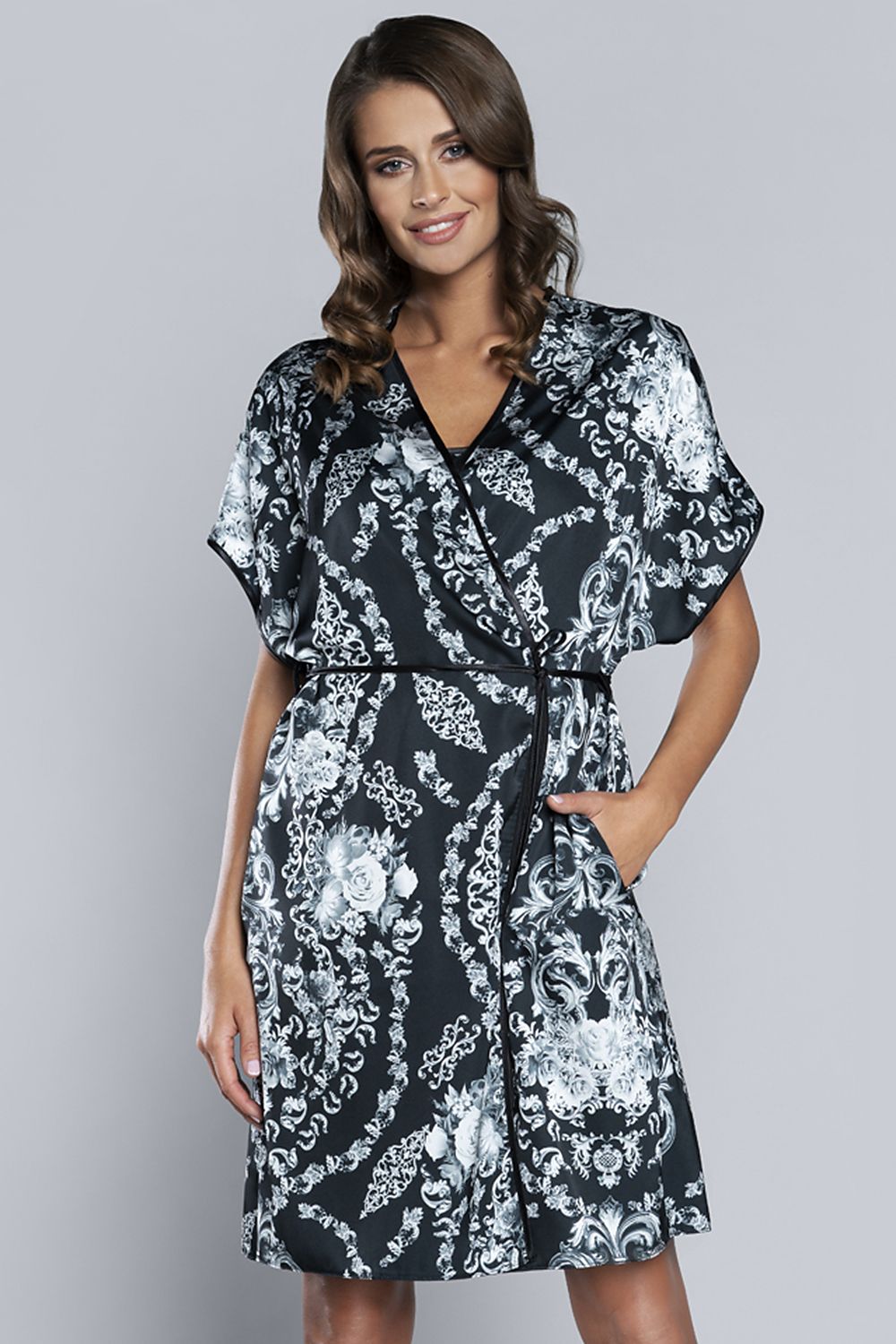 Bathrobe model 146755 Italian Fashion Dressing Gowns, Bathrobes for