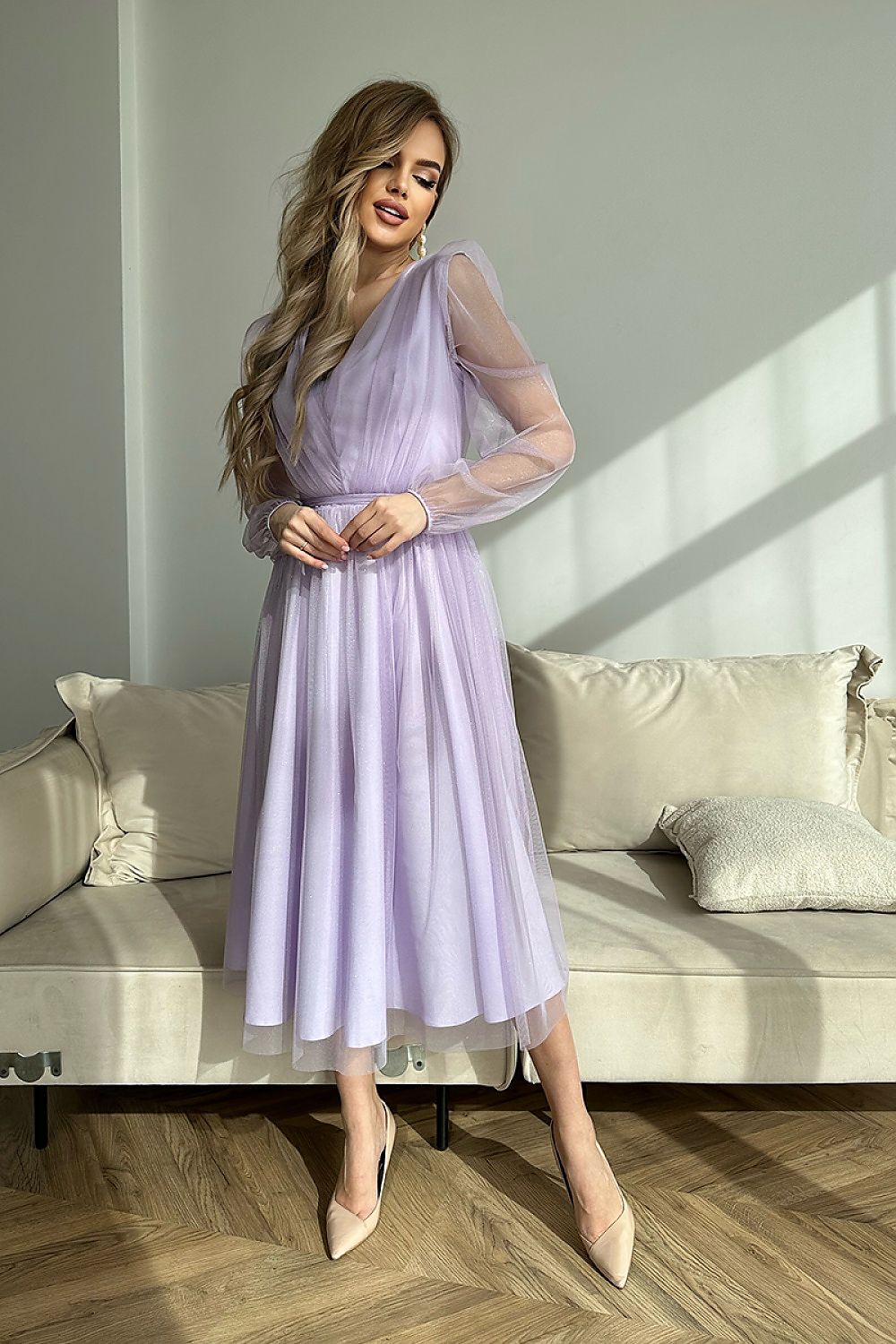 Short dress model 219707 Bicotone