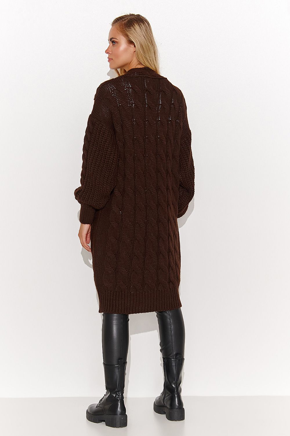 MAKADAMIA Women's Luxurious Acrylic-blend Open Cardigan