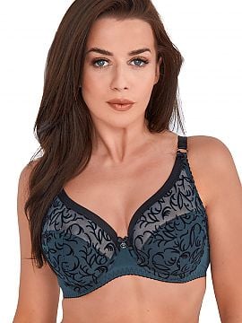 Semi-soft elegant bra with leopard pattern Gaia 1056 Martina buy