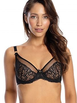 Women's Lace Bra Full Coverage Underwired Bra Plus Size Soft Bra Light  Weight (A,38/85C) at  Women's Clothing store