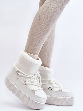 Colour Biały Women`s Ankle Boots & Booties Wholesale Clothing