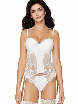 Push Up Bra with Thermoformed Cup With Embroidery and Tulle