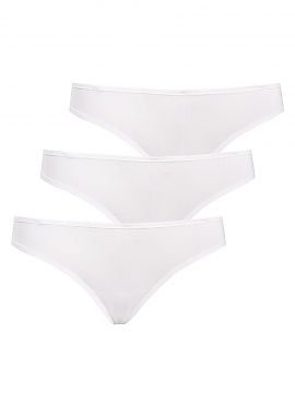 Wholesale White Cotton Thong Cotton, Lace, Seamless, Shaping 