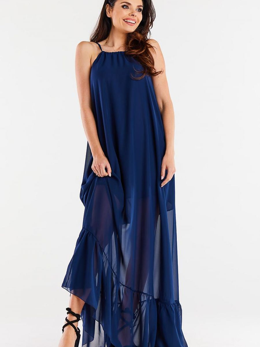 awama Alltagskleid – marineblau