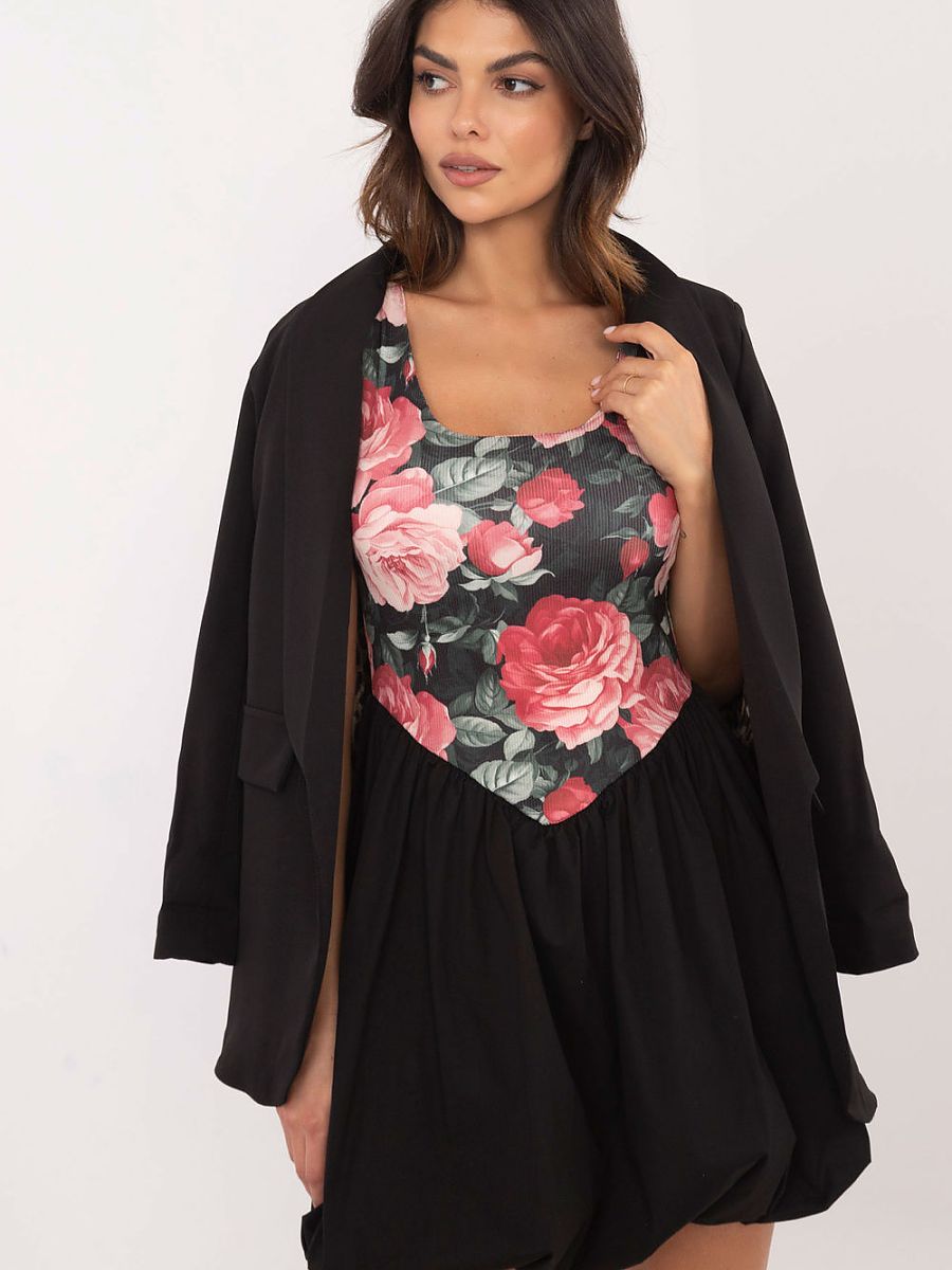 Italy Moda Alltagskleid – schwarz