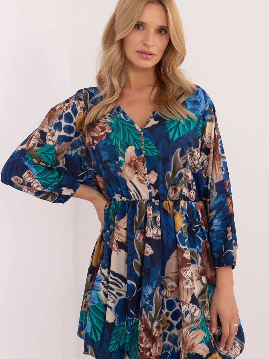 Italy Moda Alltagskleid – blau