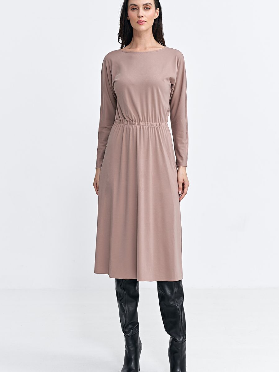 Nife Alltagskleid – beige