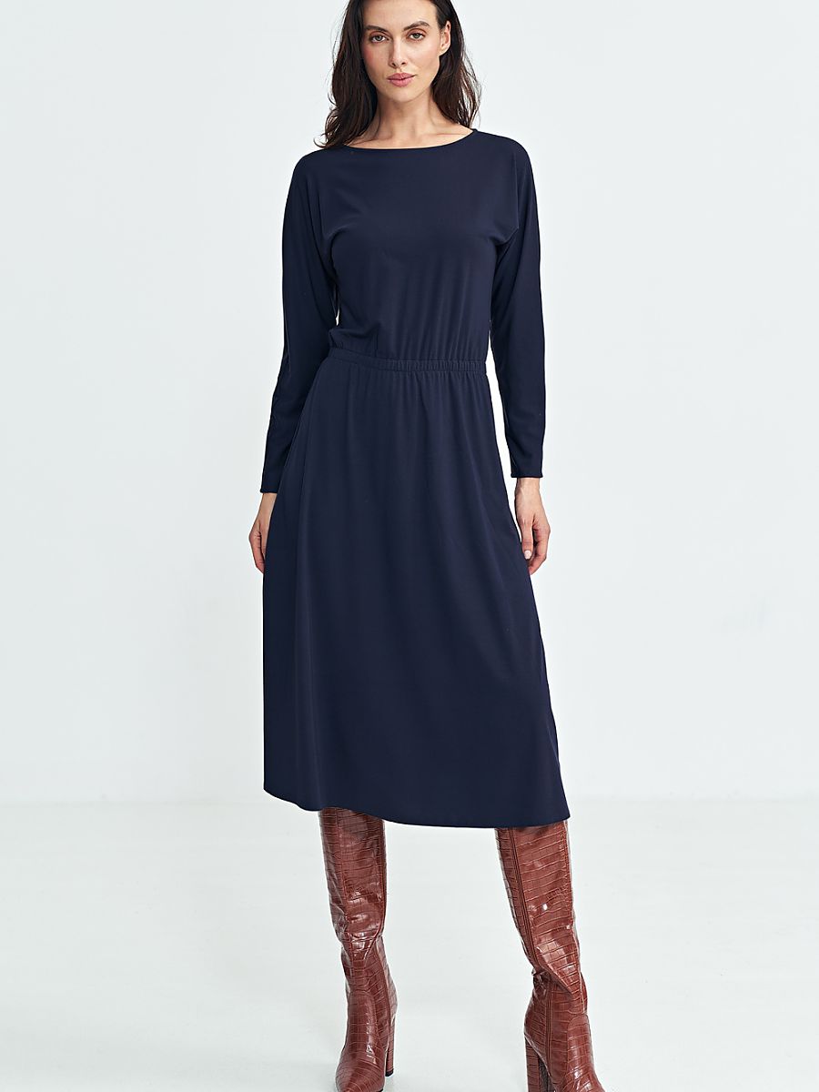 Nife Alltagskleid – marineblau