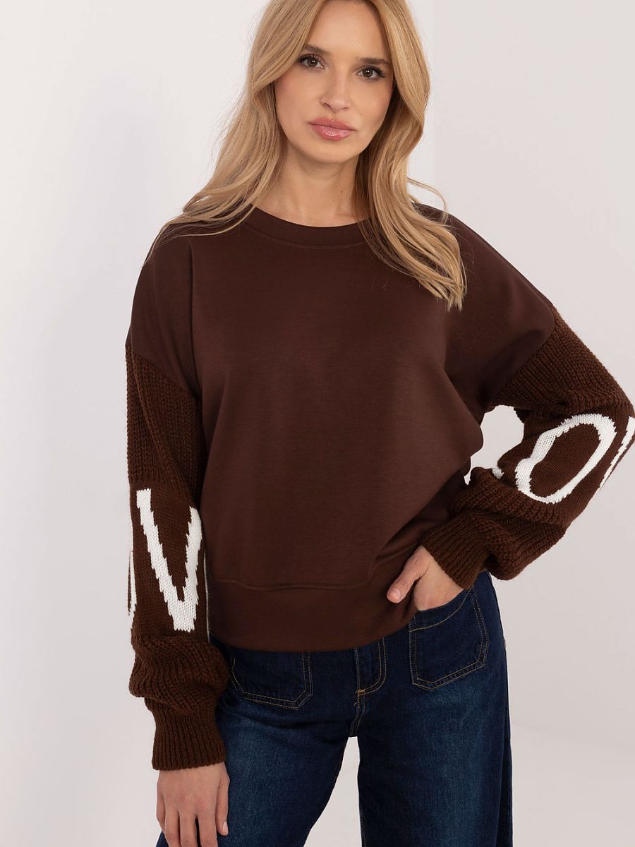 Italy Moda Pullover – braun