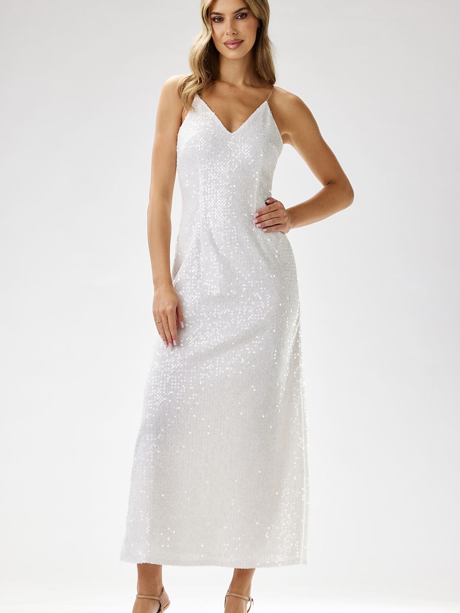 Sequin Velour Maxi Dress