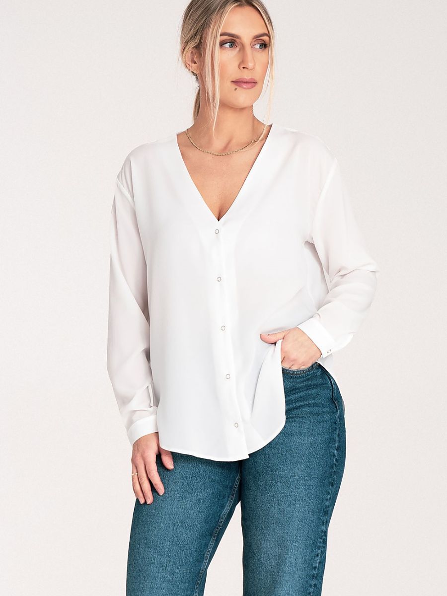 Figl Langarm Hemd – beige