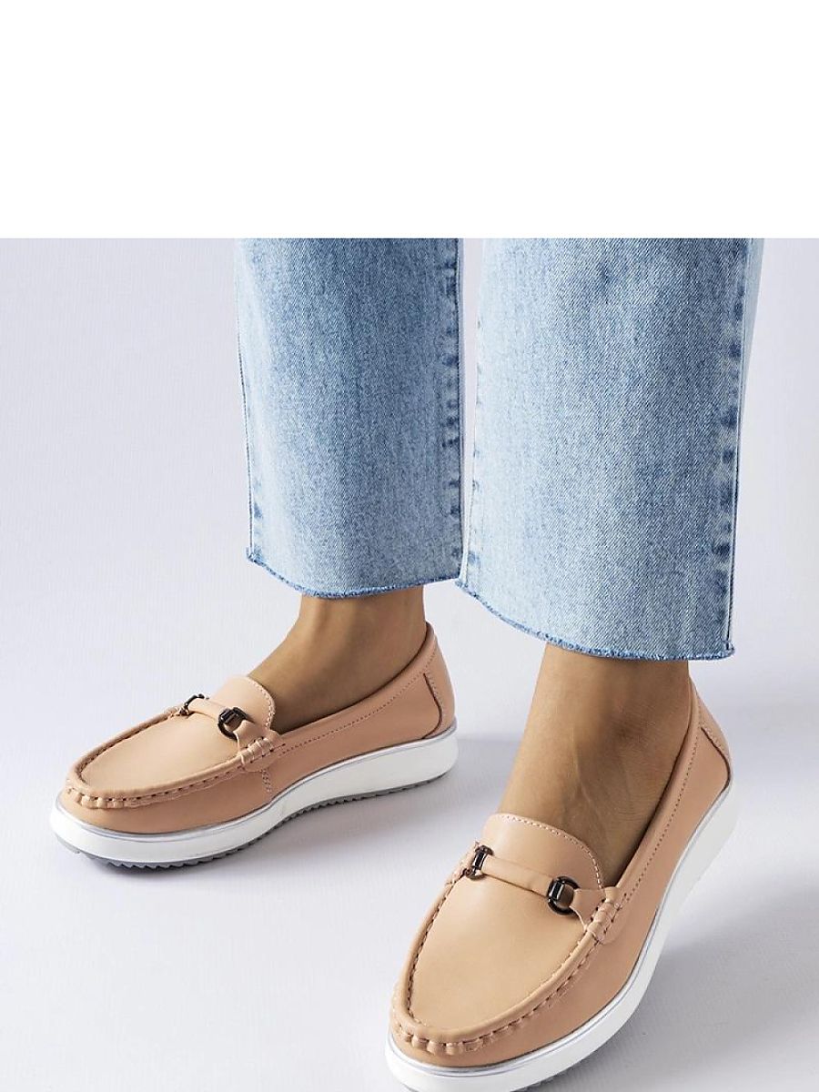 Leather-Insole Slip-On Moccasins