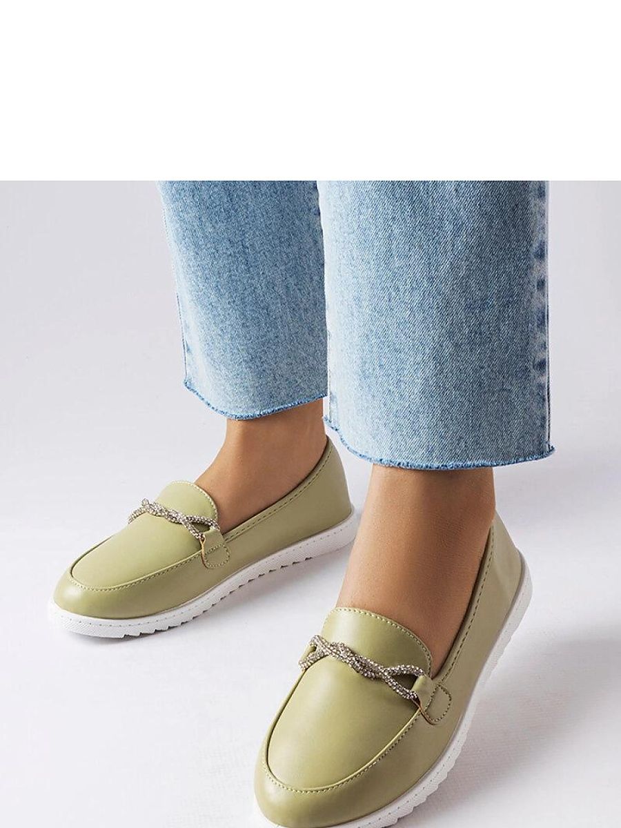 Embellished Slip-On Moccasins