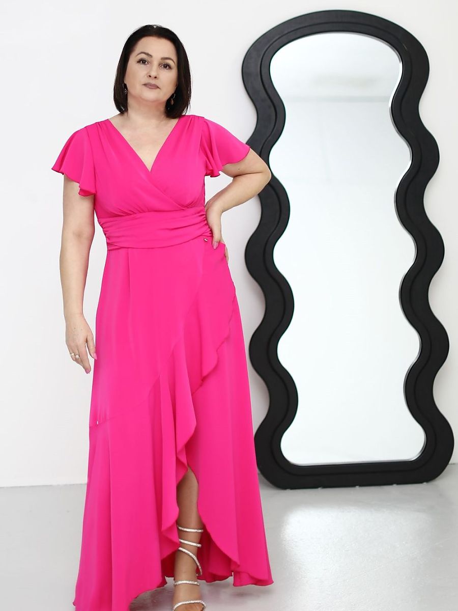 Jersa Langes Kleid – rosa