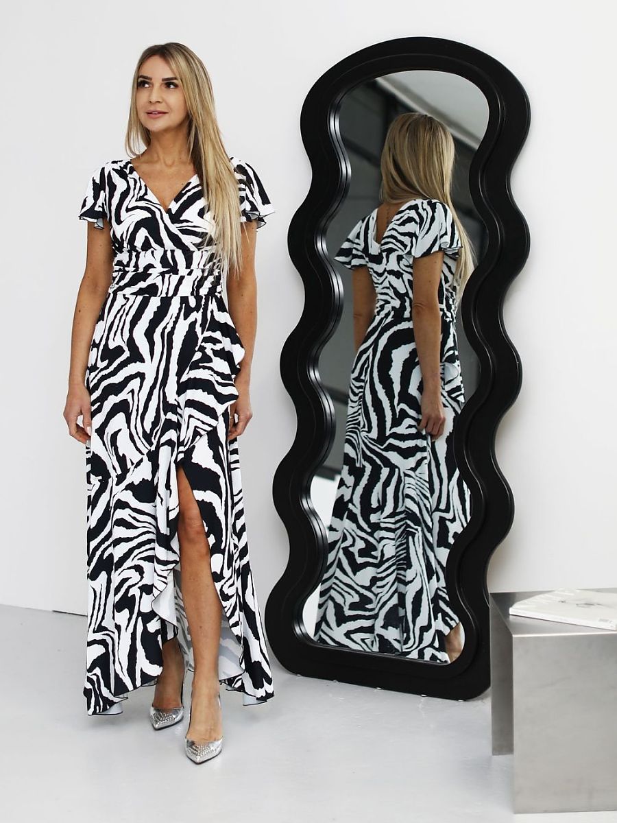 Jersa Langes Kleid – multifarben