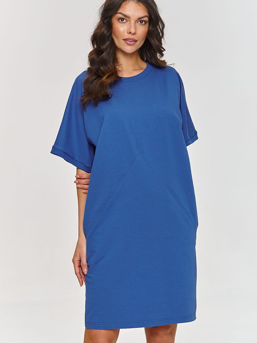 Makadamia Alltagskleid – blau