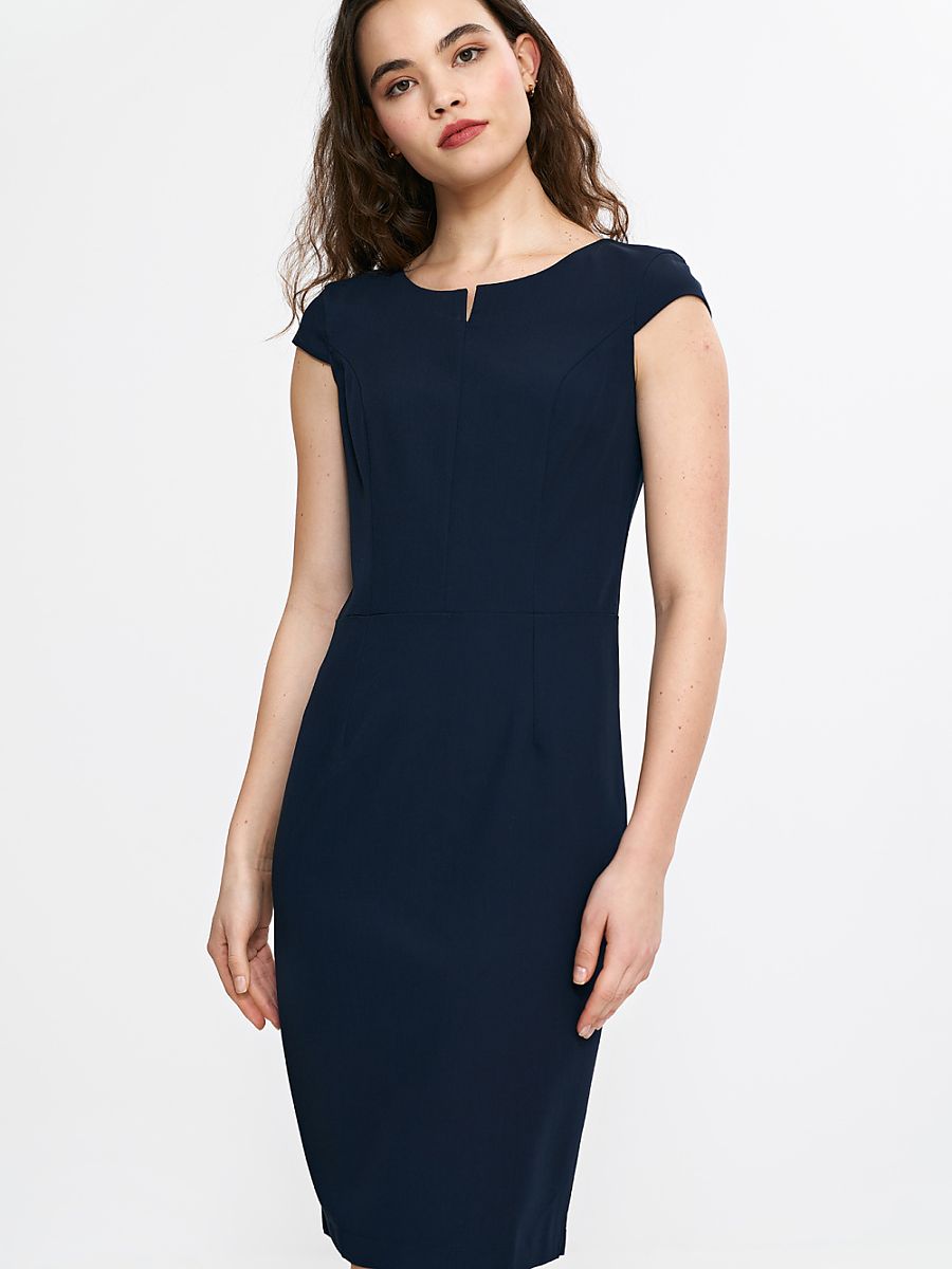 Nife Alltagskleid – marineblau