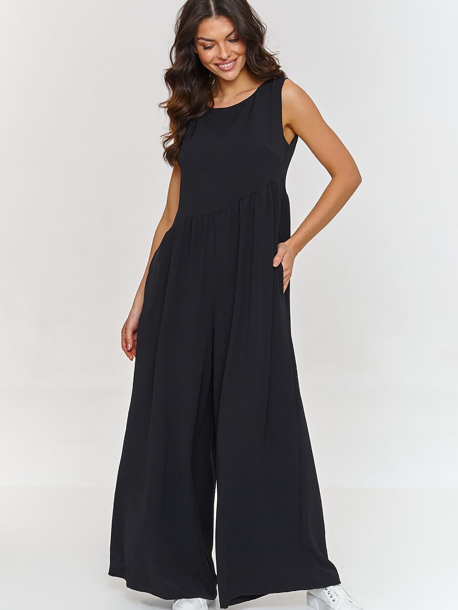 Makadamia Overall – schwarz
