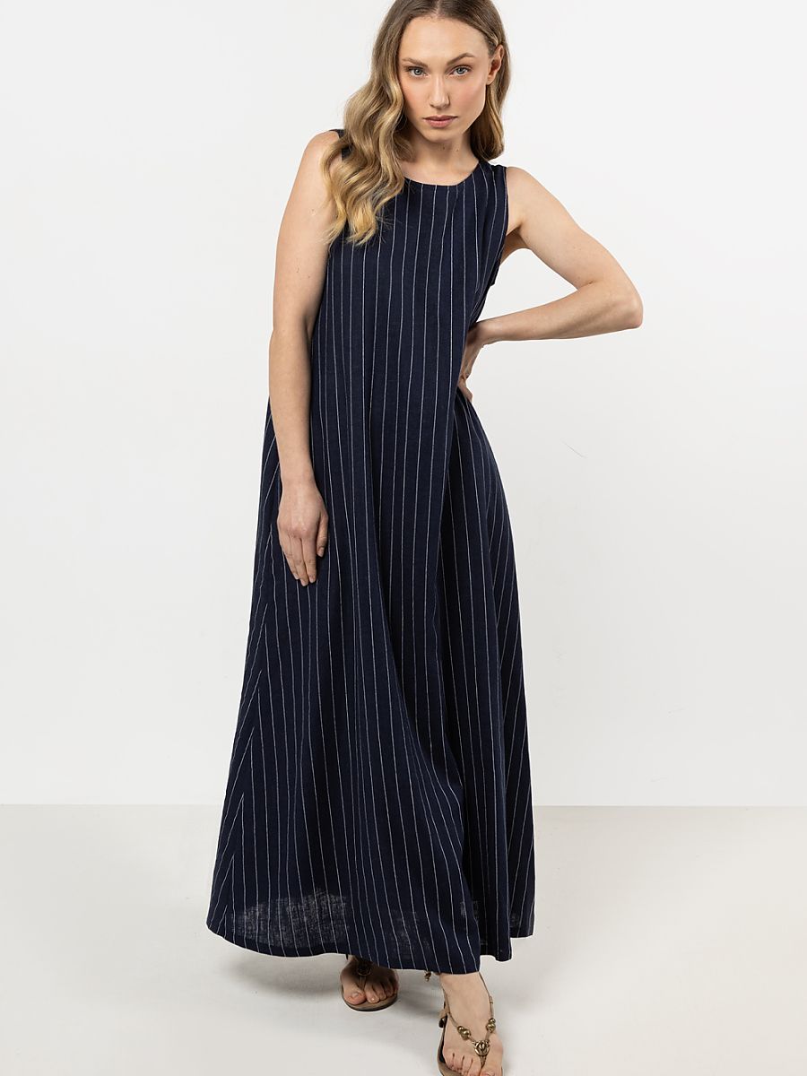 awama Alltagskleid – marineblau