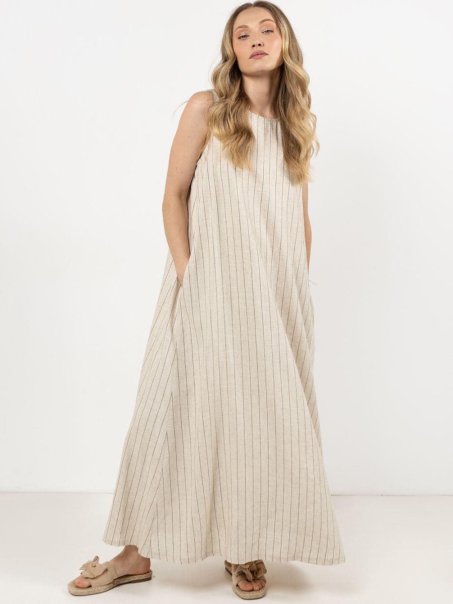 awama Alltagskleid – beige